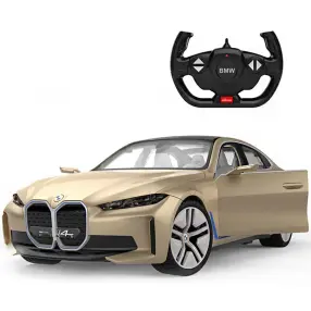 Детская игрушка RASTAR Радиоуправляемая машина 1:14 BMW i4 Concept 98300G (Золотой)