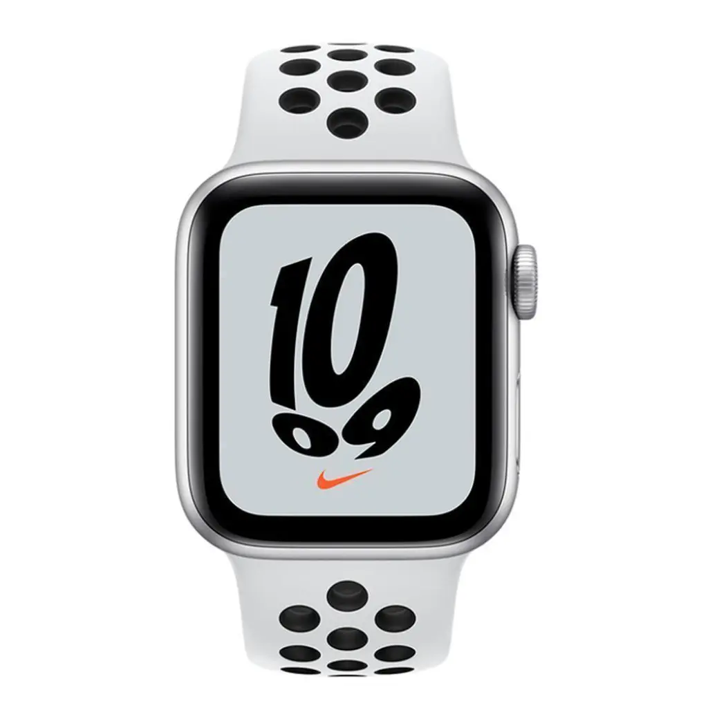 Смарт часы APPLE Watch Nike SE GPS, 40mm Silver Aluminium Case with Pure Platinum/Black Nike Sport Band - Regular (MKQ23GK/A)