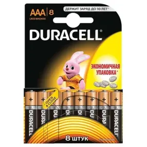 Батарейка DURACELL AAA (8шт)