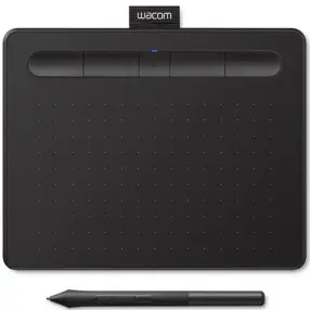Графический планшет WACOM Intuos Small Bluetooth (CTL-4100WLK-N), 2540 lpi, Чувствительность к нажатию 4096, 200*160*8,8 мм, Чёрный