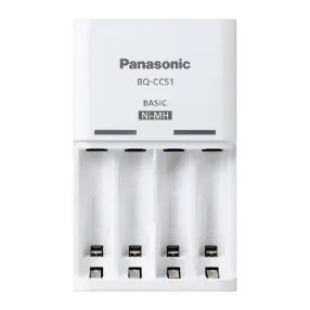 Зарядное устройство PANASONIC Basic BQ-CC51E AA x 2 или 4 / AAA x 2 или 4