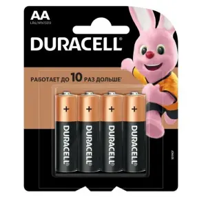 Батарейка DURACELL AA (4шт)