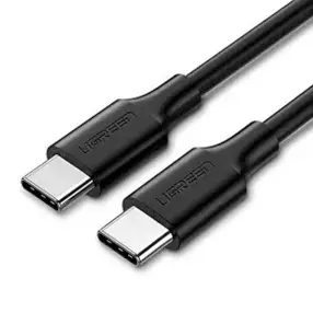 Кабель для телефона UGREEN US286 USB 2.0 Type C to Type C Cable Nickel Plating 0.5m (Black)