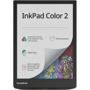 Электронная книга POCKET BOOK InkPad Color 2 (PB743C-N-CIS) (Black-Silver)