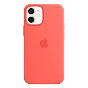 Чехол для телефона APPLE iPhone 12 Mini Silicone Case with MagSafe - Pink Citrus (MHKP3ZM/A)(0)