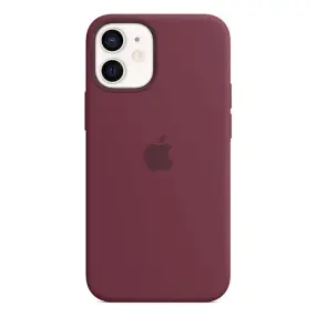 Чехол для телефона APPLE iPhone 12 Mini Silicone Case with MagSafe - Plum (MHKQ3ZM/A)(0)