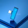 Адаптер для телефона USAMS Dual Lightning (blue) US-SJ270 AU05 (2)