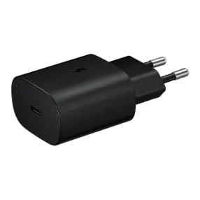 Зарядное устройство для телефонов SAMSUNG (EP-TA800NBEGRU) TYPE-C 25W Travel Adapter (w/o cable) black