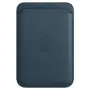Чехол для телефона APPLE iPhone Leather Wallet with MagSafe - Baltic Blue (MHLQ3ZM/A)(0)