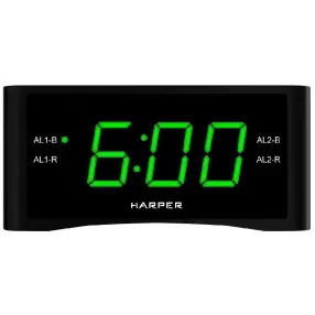 Радиобудильник HARPER HCLK-1006 Green Led