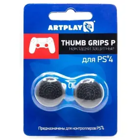 Накладки для геймпада ARTPLAYS Thumb Grips защитные на джойстики геймпада (2 шт) черные
