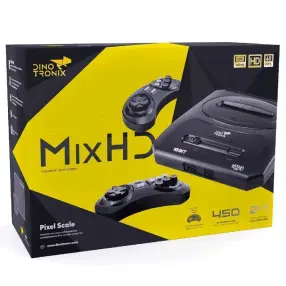 Игровая приставка DINOTRONIX MixHD + 450 игр (модель; ZD-10, Серия; ZD, HDMI кабель, MD2 case, 2 беспроводных джойстика)