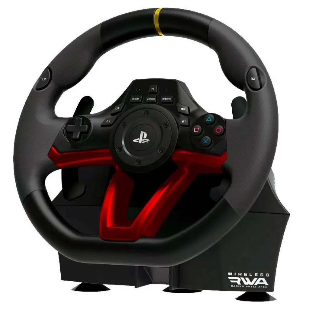 Игровой контроллер HORI Wireless Racing Wheel Apex PS4/ПК (PS4-142E)