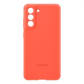 Чехол для телефона SAMSUNG Silicone Cover S21 FE coral (EF-PG990TPEGRU)