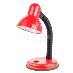 Лампа настольная ЭРА N 120 E27 40W R красная