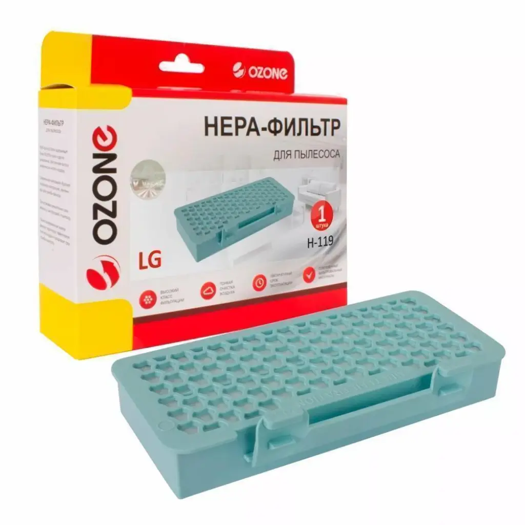 Фильтр (для пылесоса) OZONE H 119 HEPA фильтр для LG VK 73, 83,88, 89