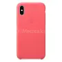 Чехол для телефона APPLE iPhone XS Leather Case - Peony Pink (MTEU2ZM/A)(0)