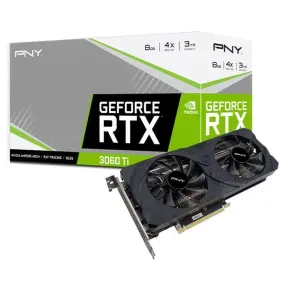 Видеокарта PNY GeForce/RTX 3060 Ti/8 Gb/256 bit/1 410 MHz/GDDR6/PCI-Ex